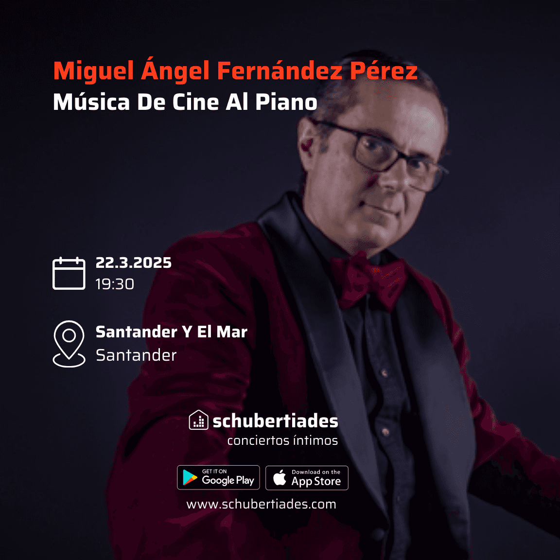 Concierto de bandas sonoras al piano