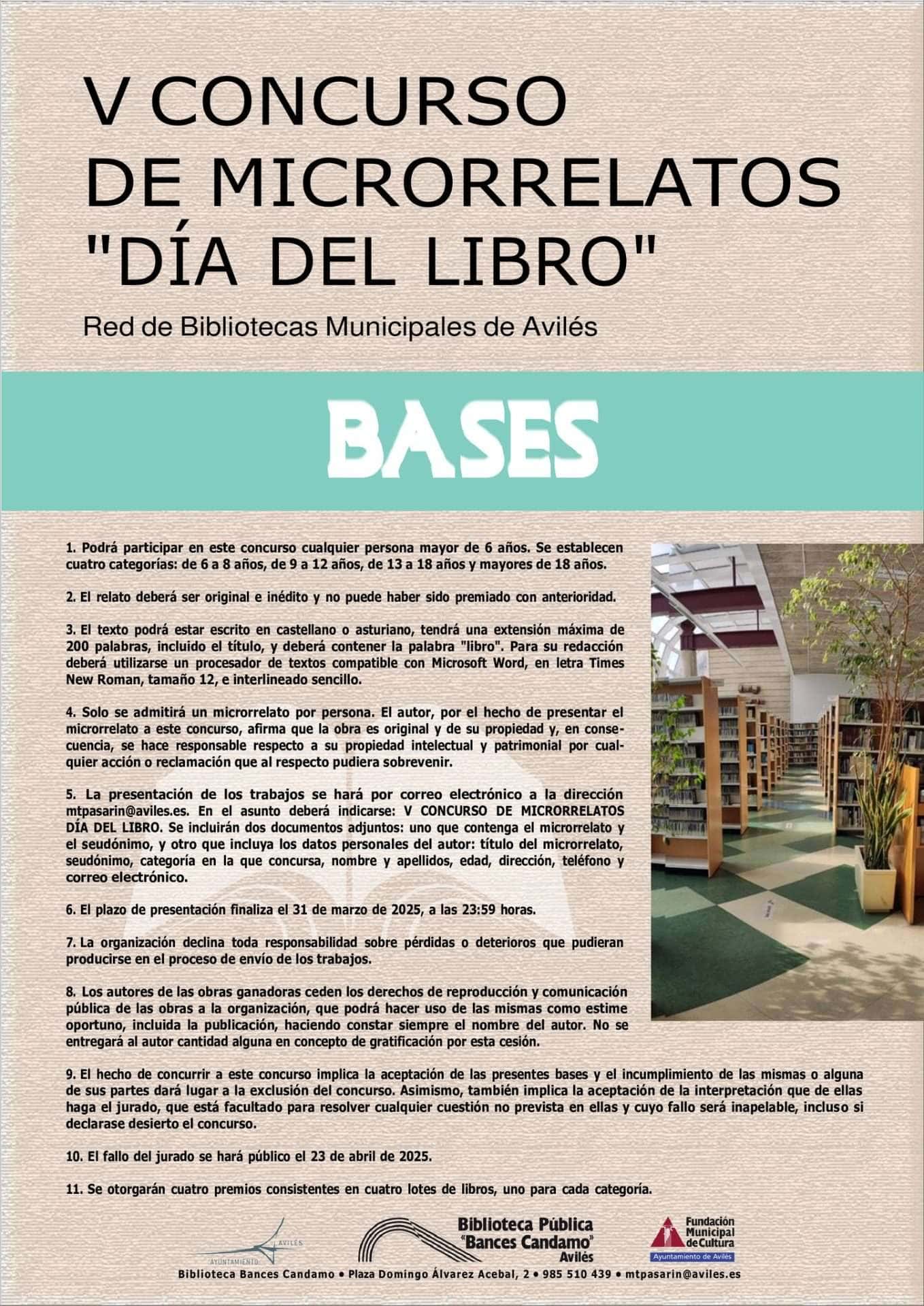 V Concurso de Microrrelatos
