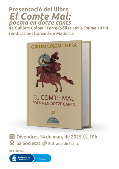 Presentación libro: El Comte Mal