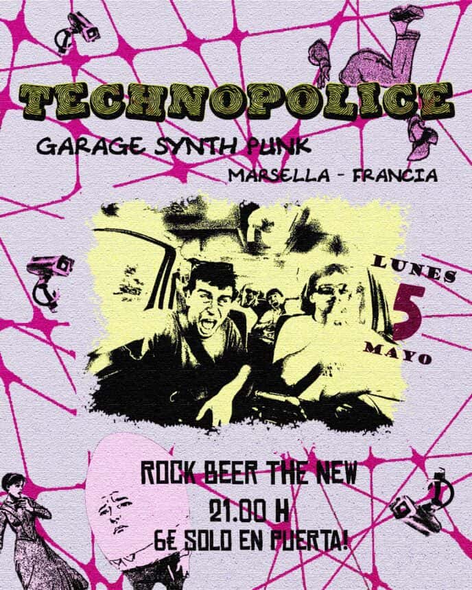 Technopolice, garage synth punk