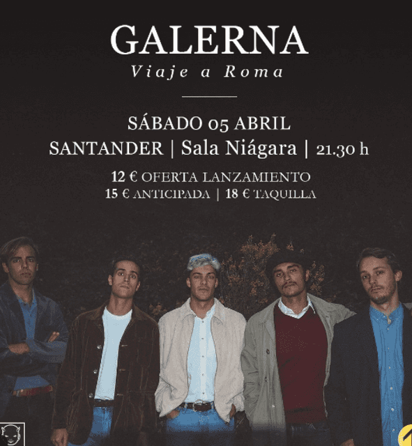 Galerna presenta en directo Viaje a Roma