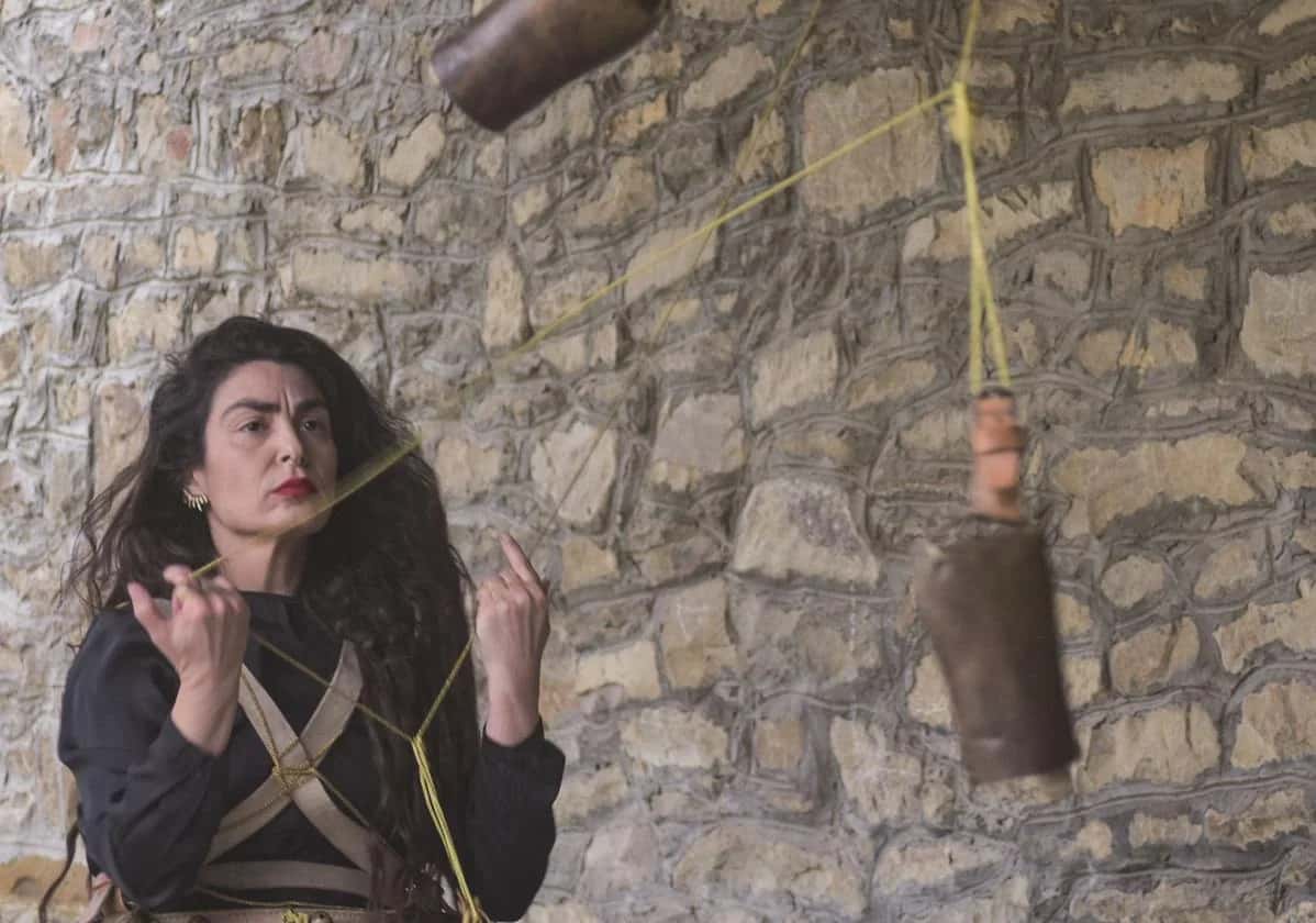 Performance sonora de Raquel G. Ibáñez