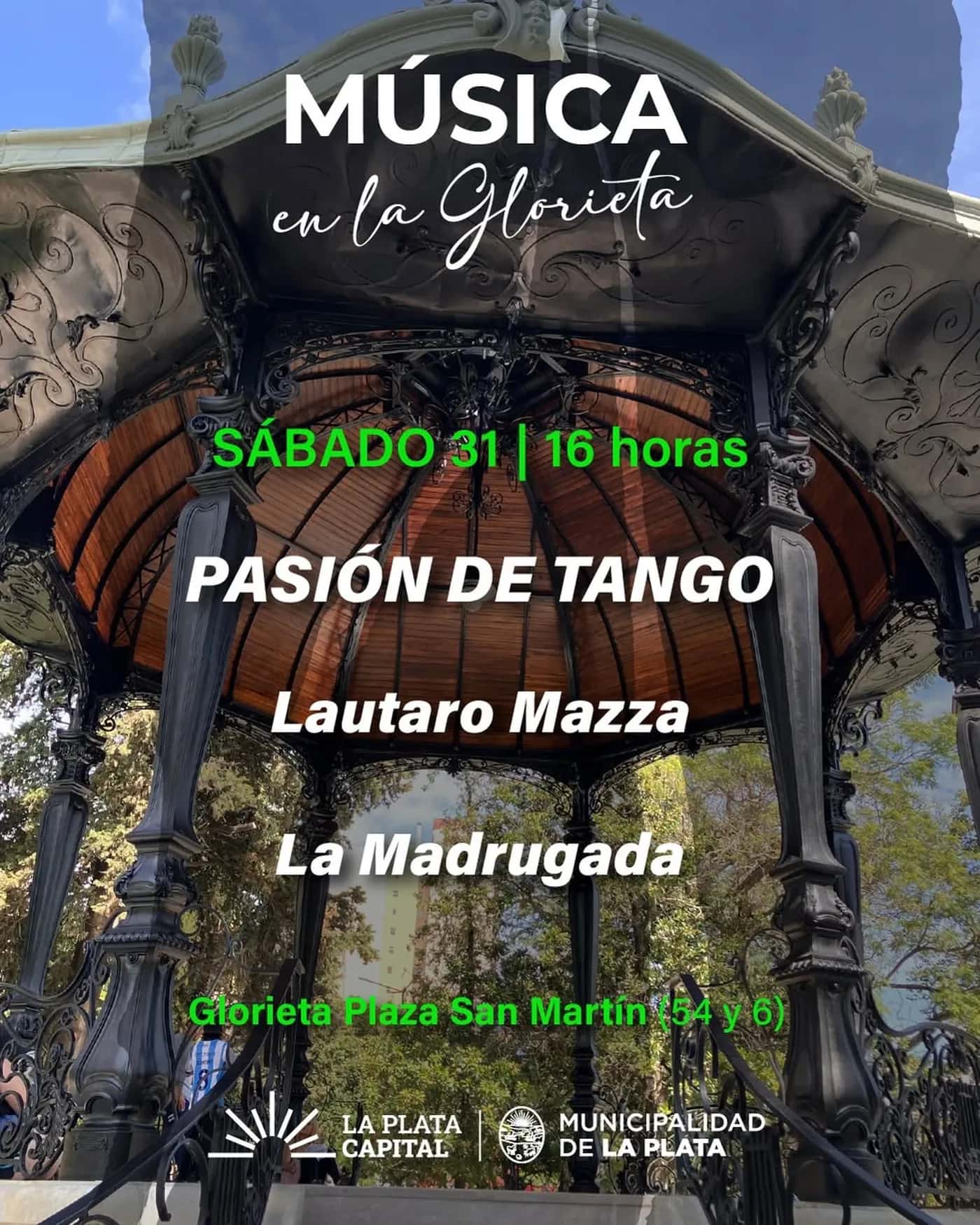 Música en la Glorieta: Edición Pasión de Tango