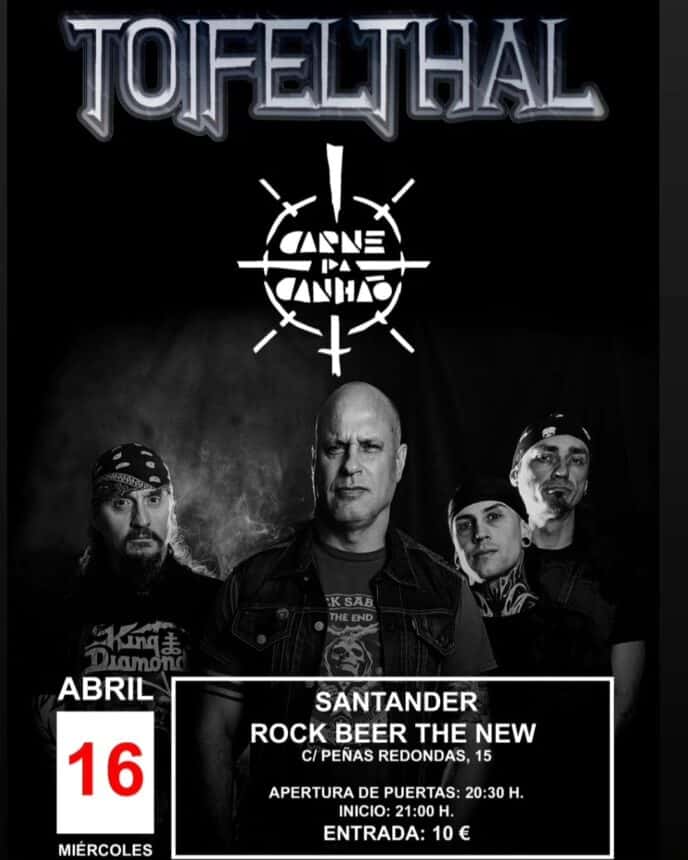 Toifelthal y Carne Pa Canhao en concierto