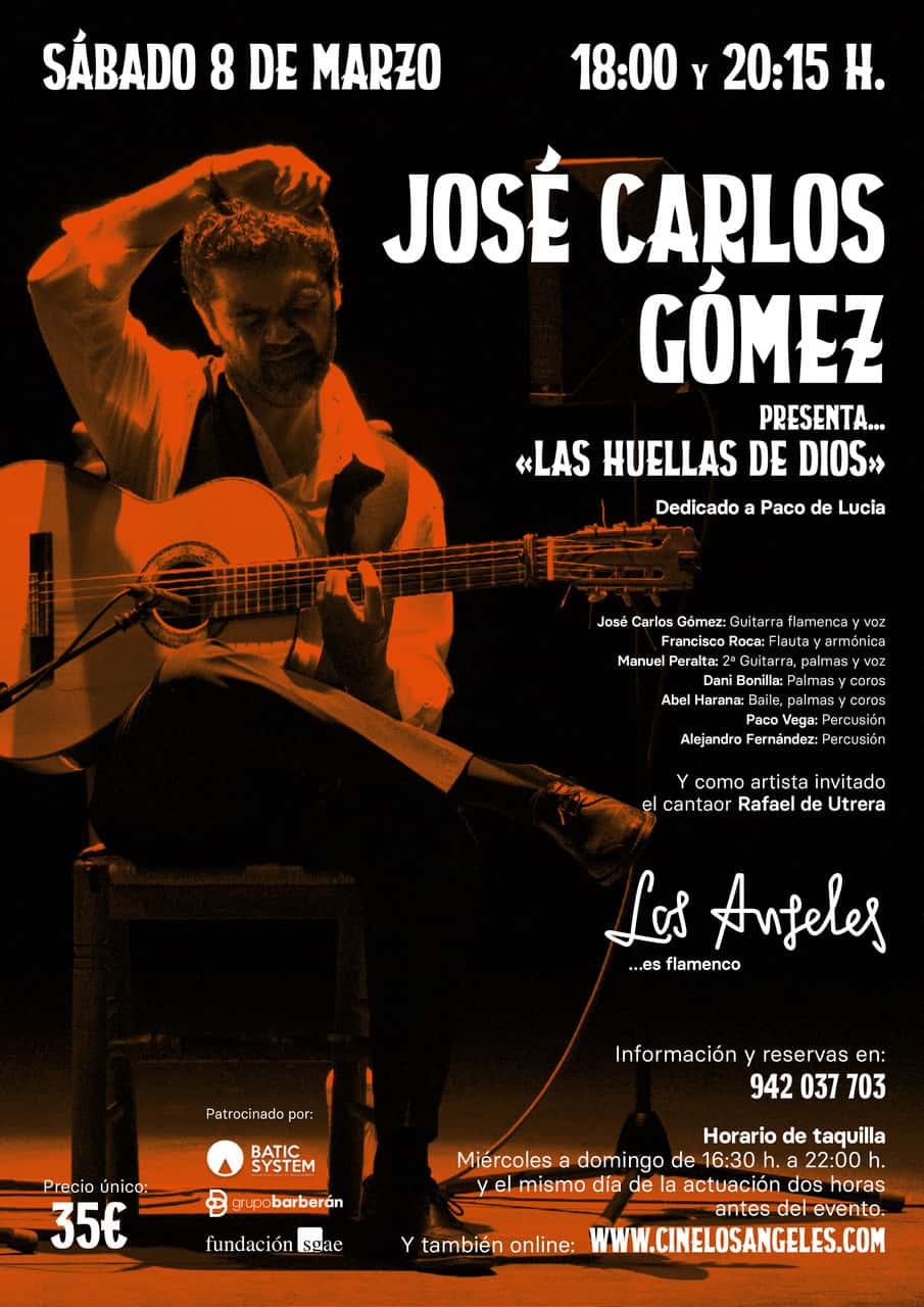 José Carlos Gómez presenta el espectáculo flamenco "Las Huellas de Dios"