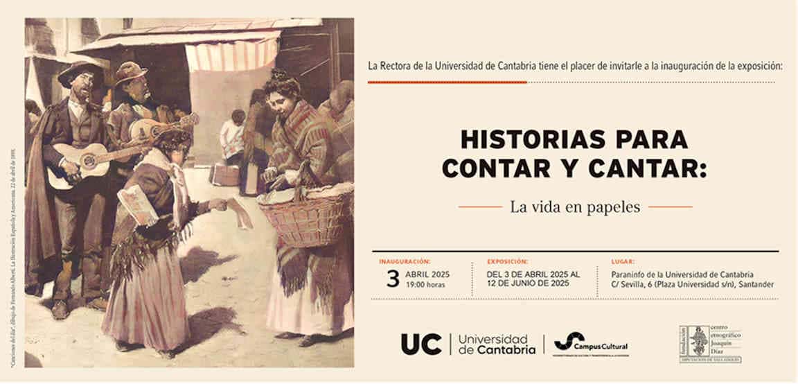 Inauguración de la exposición "Historias para contar y cantar: La vida en papeles”