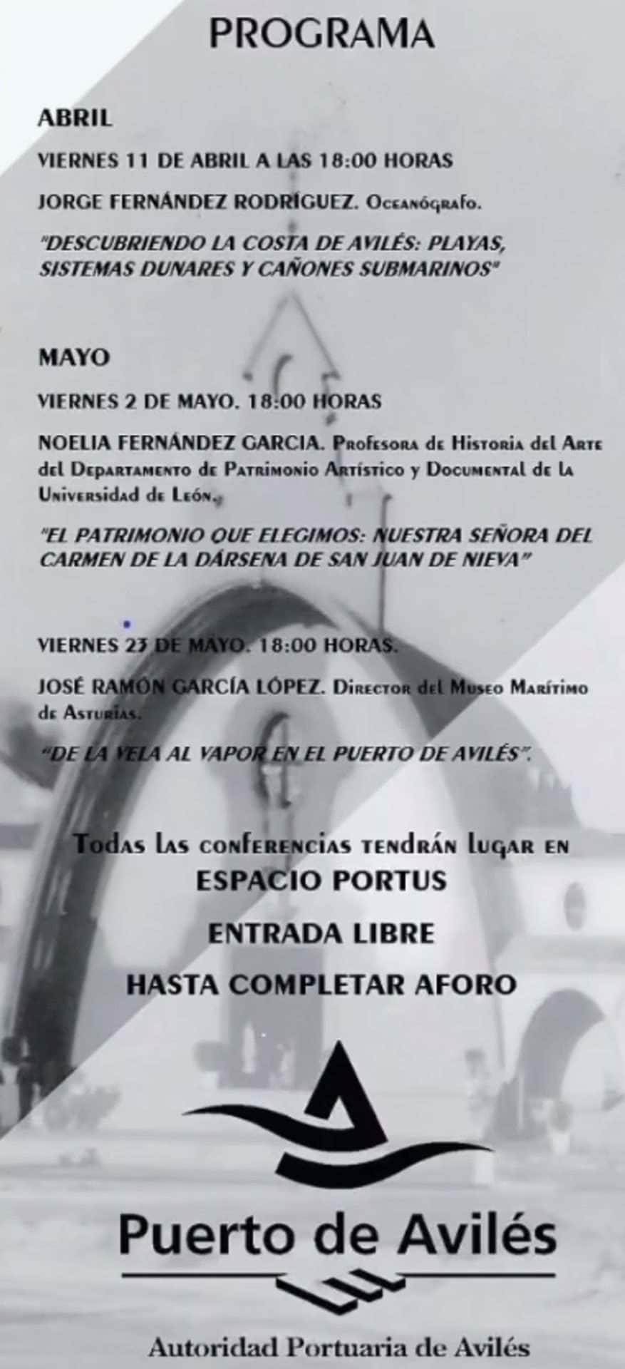 Programación cultural de Primavera 2025 -Espacio Portus-