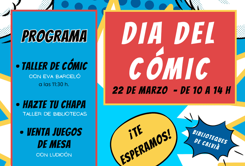 Jornada para conmemorar el Día del Cómic