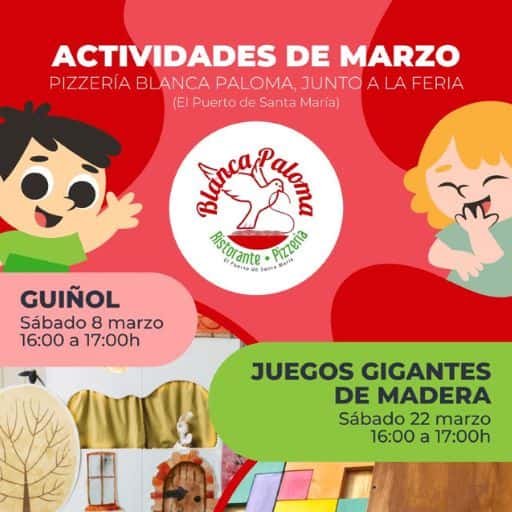 Juegos Infantiles en Pizzería Blanca Paloma