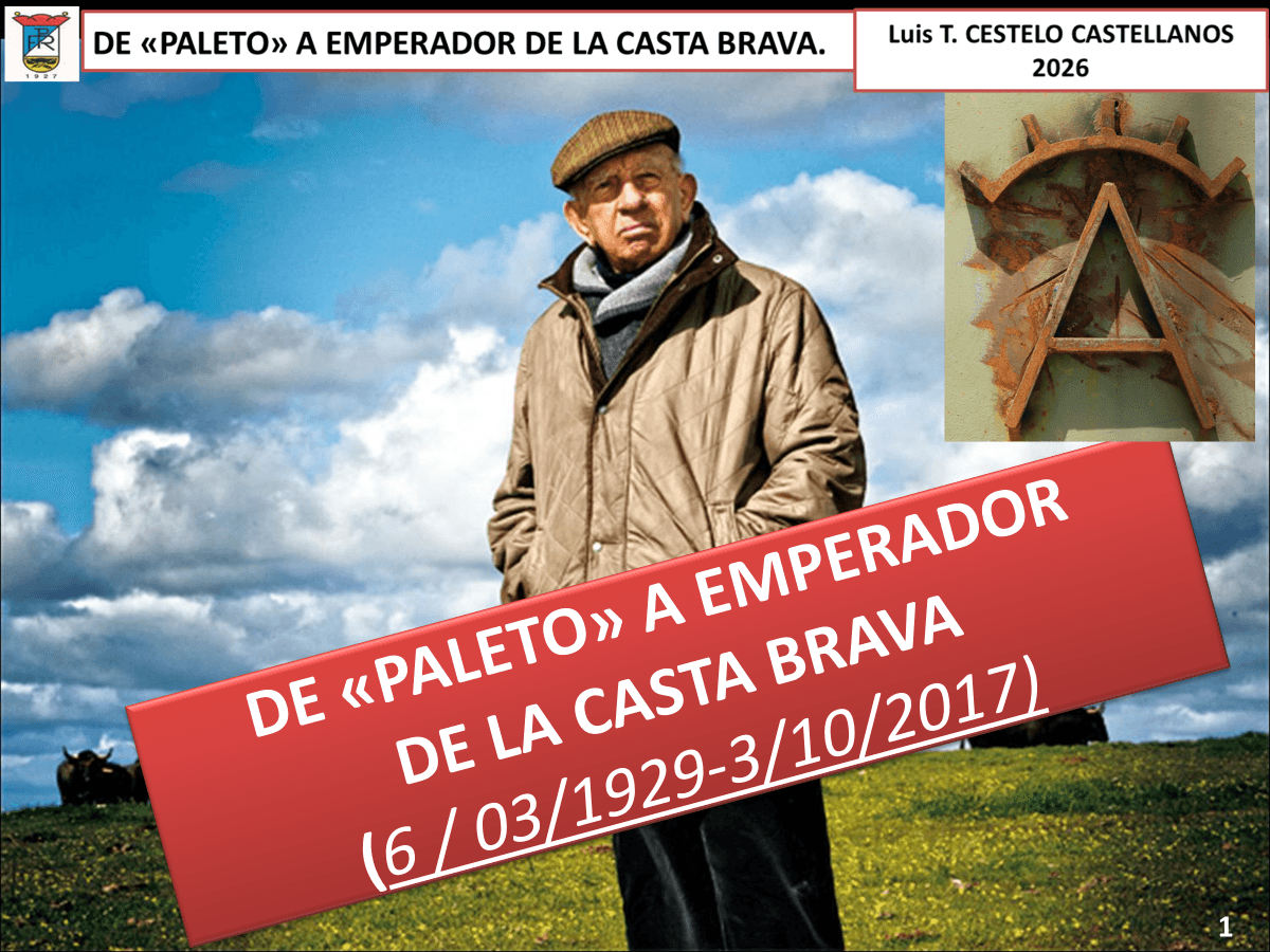Vida del ganadero Victorino Martín, padre