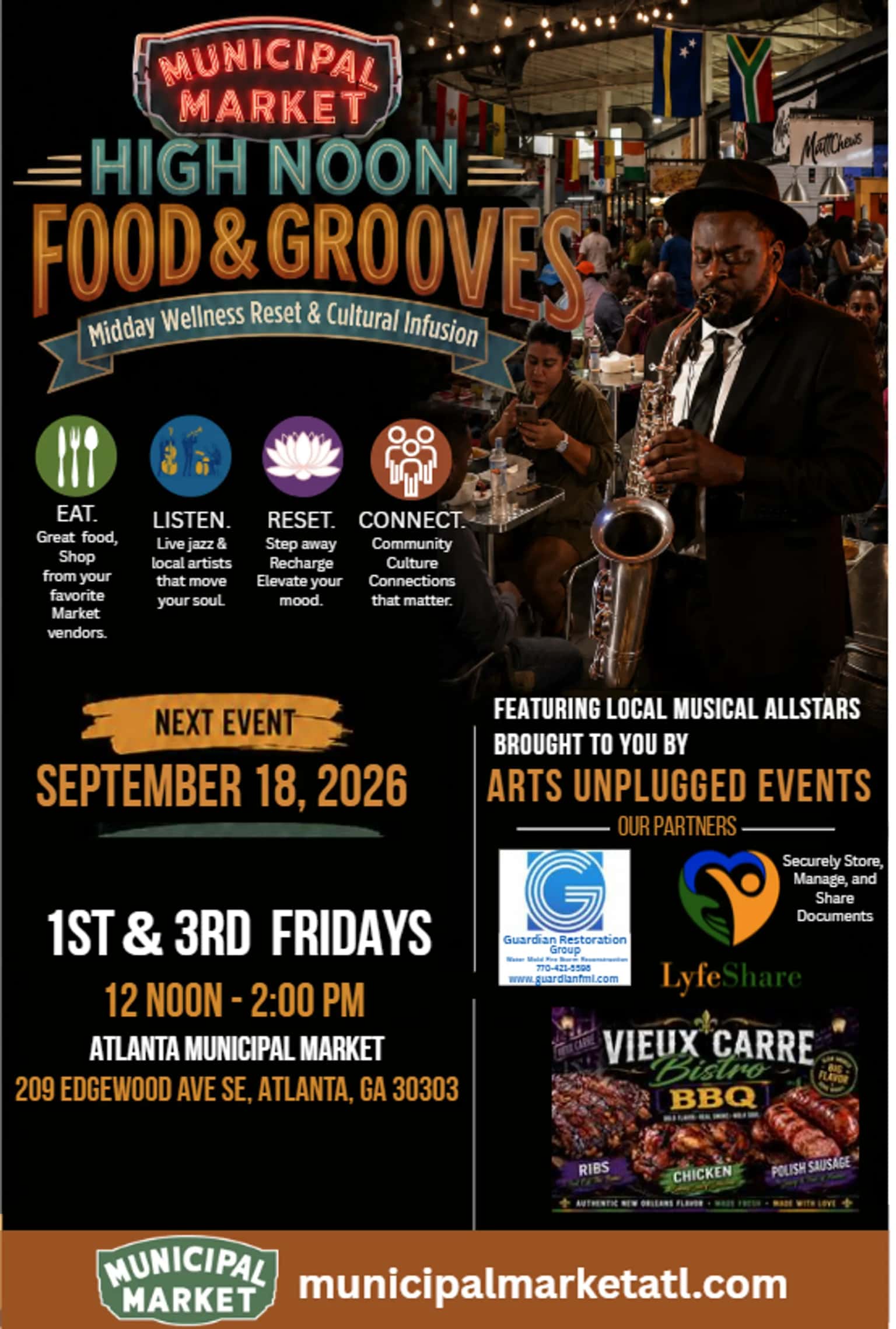 Jazz Fridays at the Municipal Market