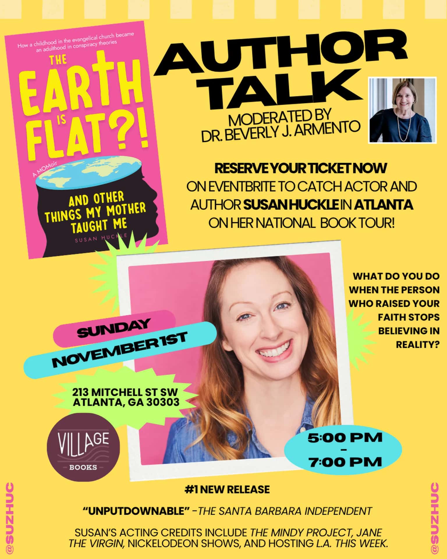 Author Talk: The Earth Is Flat?! And Other Things My Mother Taught Me