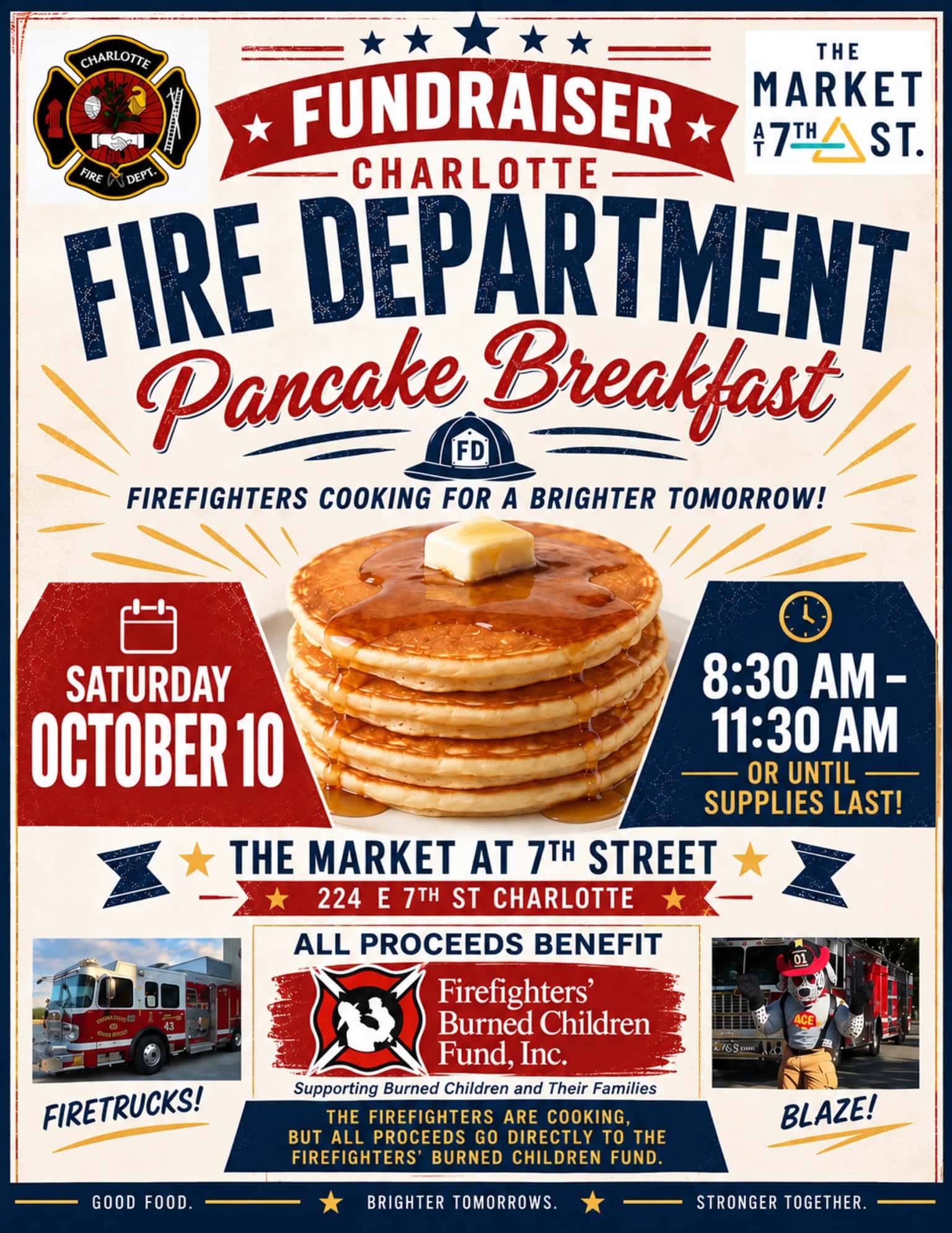 Annual Firefighters' Burned Children Fund Pancake Breakfast