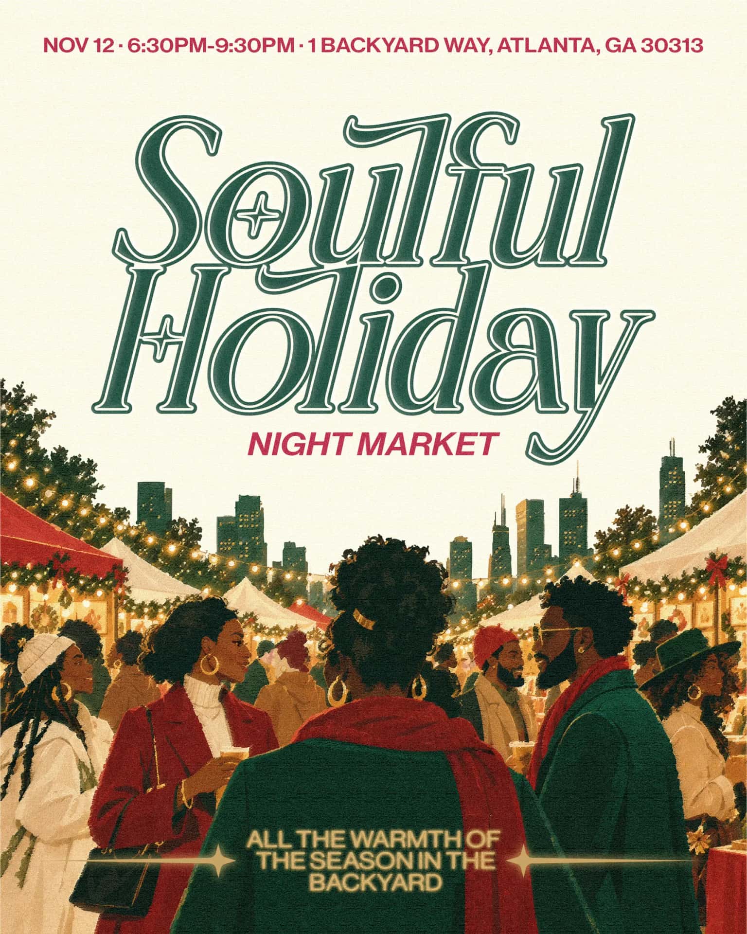 Night Market at The Home Depot Backyard: Soulful Holiday Edition