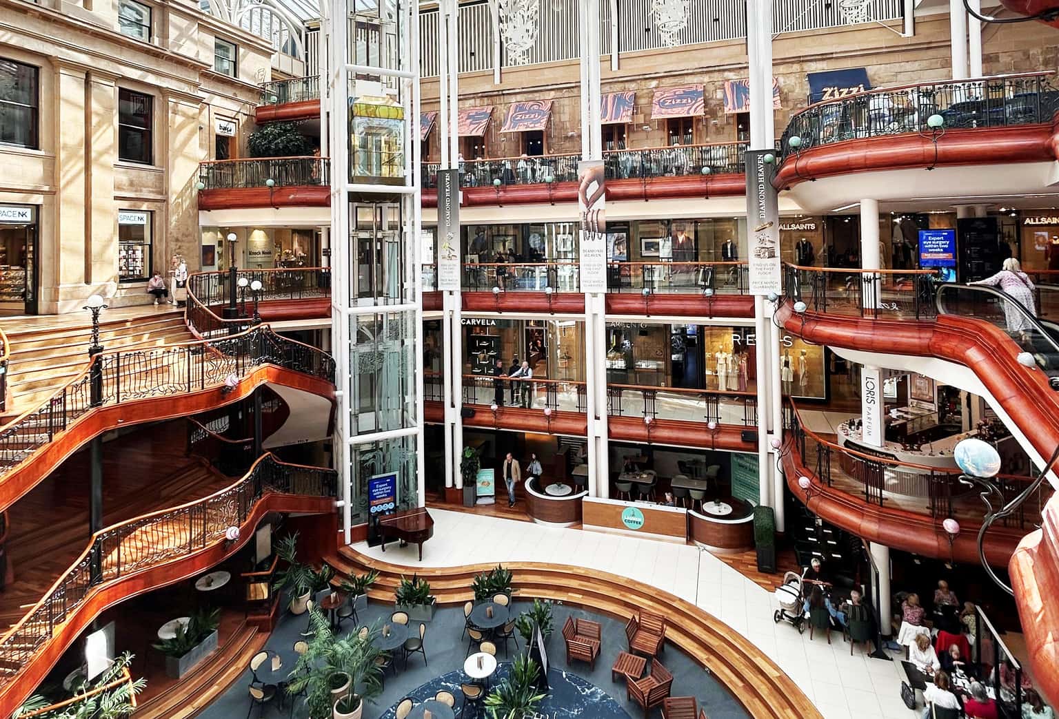 Princes Square Christmas Light Switch On