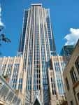 Vista exterior del Truist Center en Charlotte