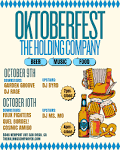 Cartel promocional del OB Oktoberfest organizado por The Holding Company