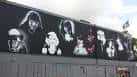 Mural exterior del Numbers Nightclub en Houston