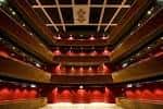 Planta general del teatro desde la parte trasera del escenario