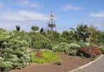Vista panorámica del Parque Urbano de San Juan con jardines y mirador