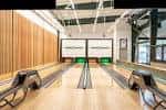 Pistas de bolos en el interior de Tee Line Nashville