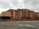Vista exterior del O2 Victoria Warehouse en Manchester