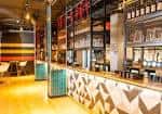 Vista detallada de la barra del Glee Club Glasgow