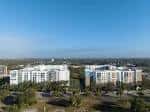 Vista aérea del complejo residencial Boulevard at West River en Tampa