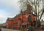 Vista exterior de la Iglesia Unitaria de Ullet Road en Liverpool