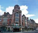 Fachada exterior del Grand Central Hall en Liverpool con arquitectura victoriana