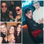 Collage de personas divirtiéndose en eventos nocturnos