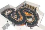 Plano arquitectónico de la pista de karts indoor del Gravity MAX