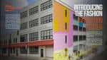 Fachada moderna de The Loom con detalles arquitectónicos y colores vibrantes