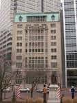 Fachada exterior del edificio The Columbia Club en Indianapolis