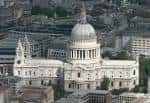 Vista aérea de la Catedral de San Pablo en Londres