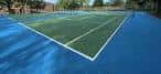 Pista de tenis en el Clubspark de Burley Park
