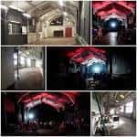 Varios interiores del Dryad Works mostrando diferentes ángulos y configuraciones de luces