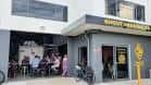 Fachada exterior de Shout Brewing en Newcastle con terraza al aire libre