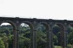 Detalle de los arcos y la estructura del Viaducto de A Chanca.
