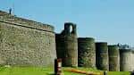 Panorámica de la Muralla de Lugo con la Torre de A Mosqueira destacada