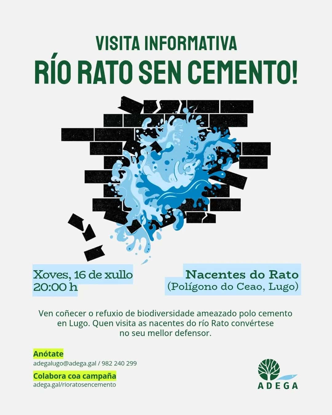 Visita informativa Río Rato Sen Cemento