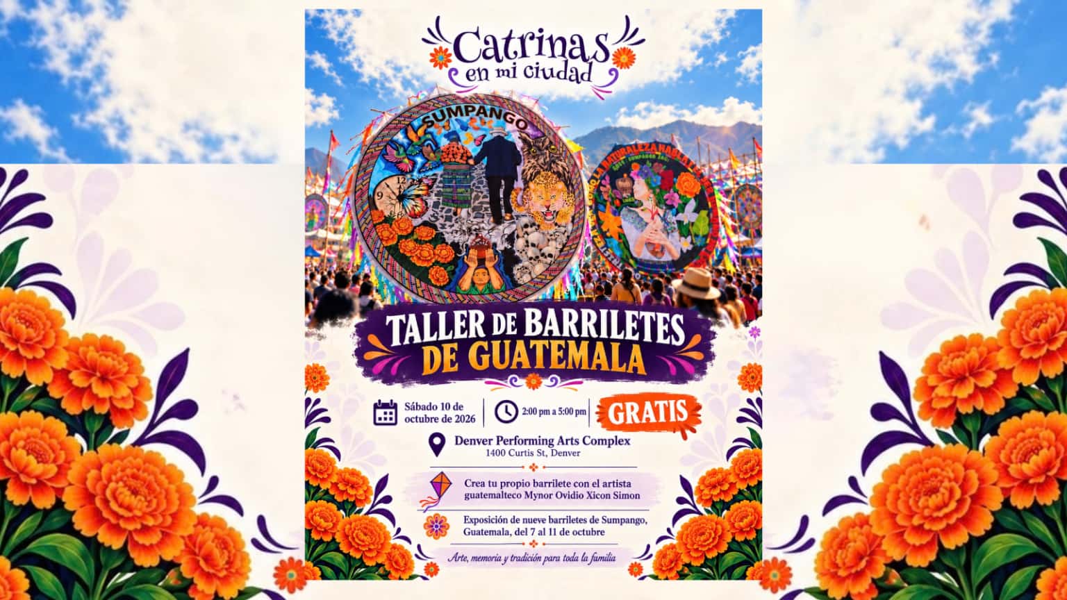 Catrinas en Mi Ciudad | Barriletes Workshop