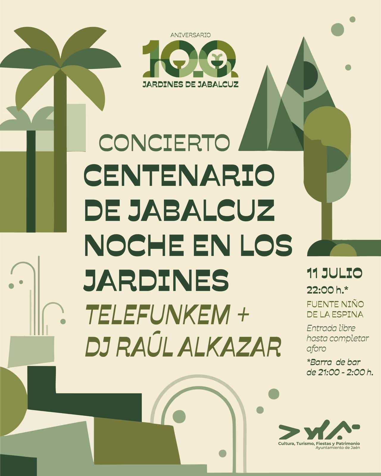 Concierto Centenario de Jabalcuz. Noches en los jardines