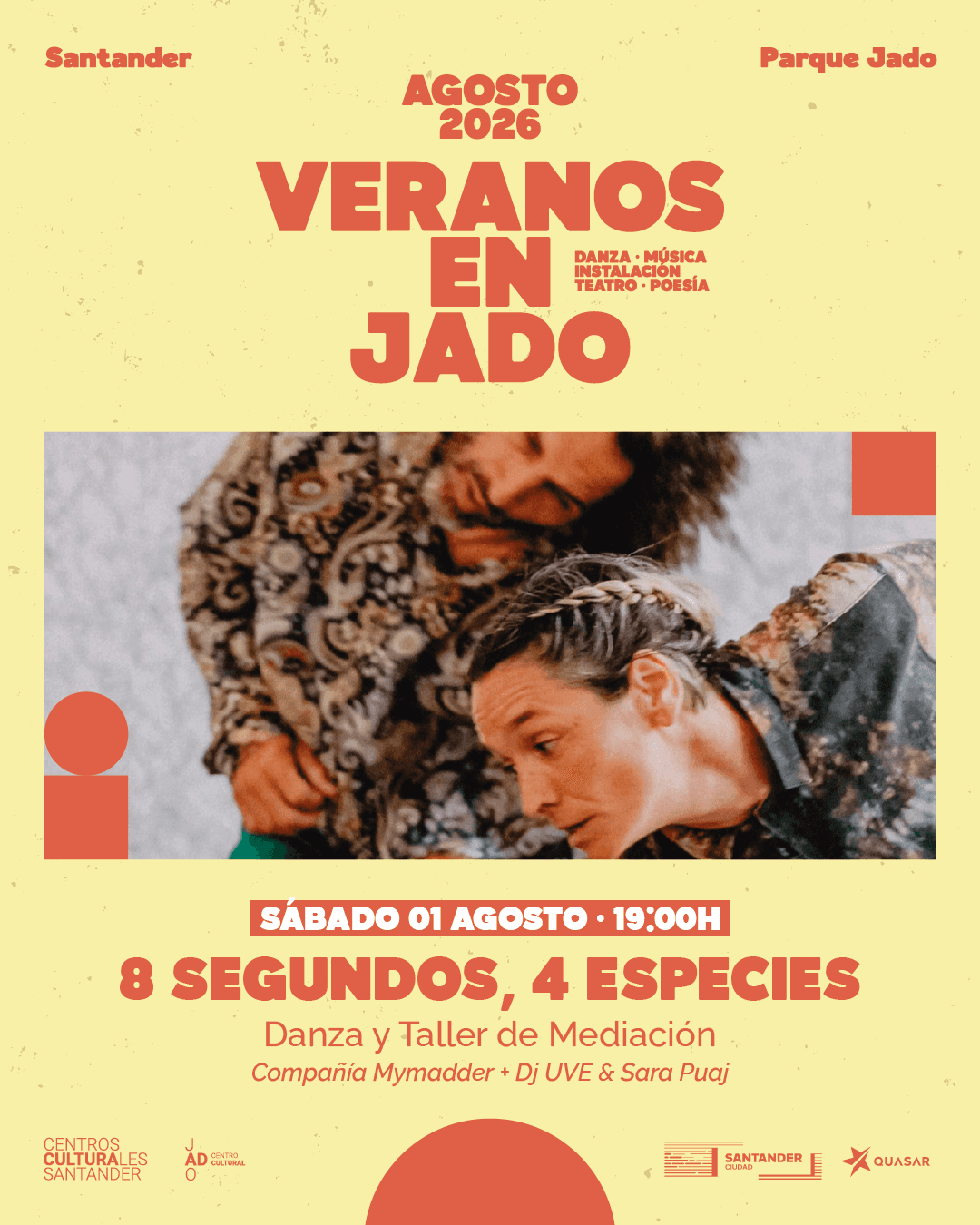 8 segundos, 4 especies, de Mymadder. Danza y taller de mediación