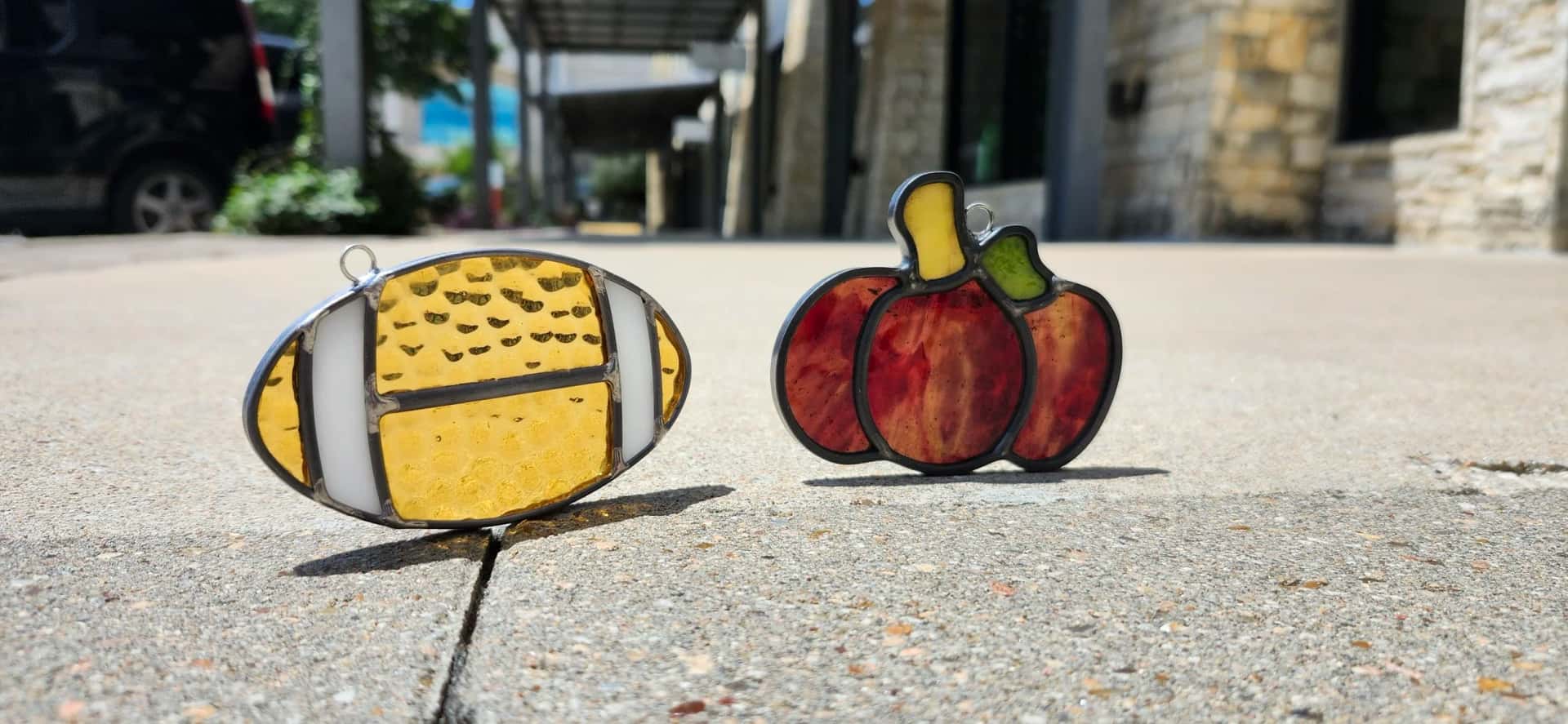 Sip + Solder Pumpkins and Footballs: Stained Glass Workshop