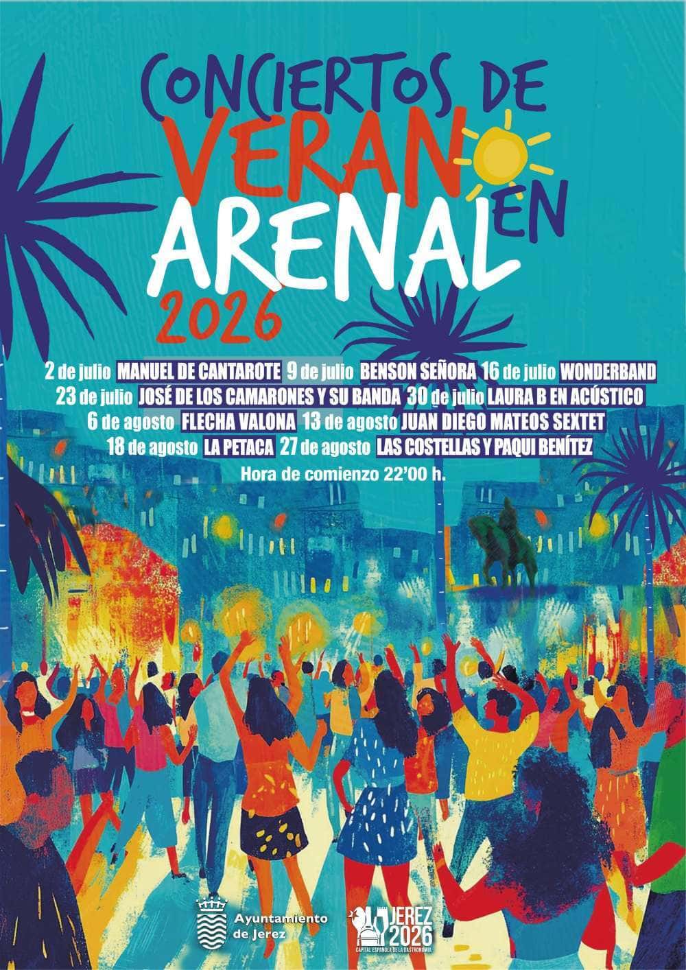 Conciertos de Verano Arenal 2026: Manuel de Cantarote