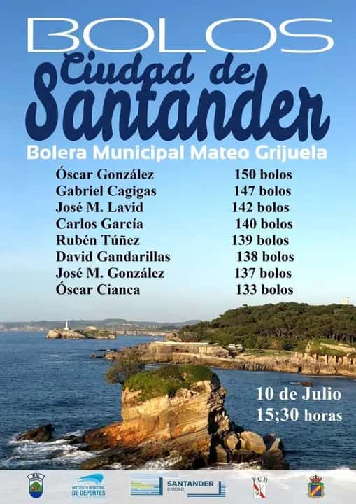 Trofeo 'Ciudad de Santander' de bolo palma