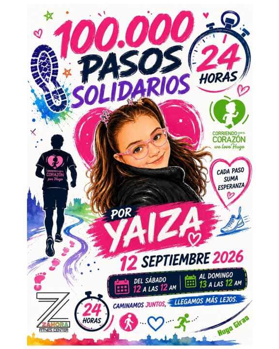 100.000 pasos solidarios por Yaiza