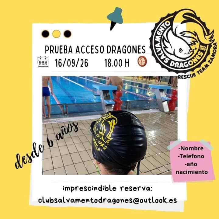 Prueba de nivel del Club Salvamento Dragones