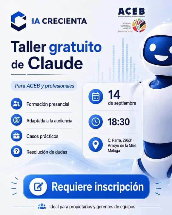 Taller gratuito para uso eficaz de Claude